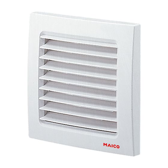 Viessmann Außengitter SG 100 für Wanddurchführung, Kunststoff, Weiß