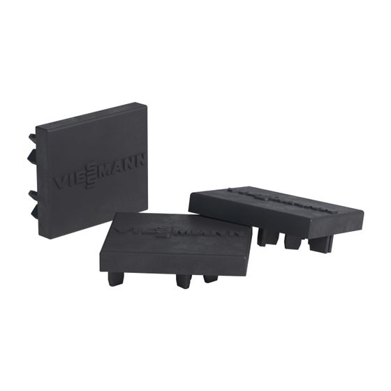 Viessmann Abdeckkappe VS plus 41x35mm, Schwarz
