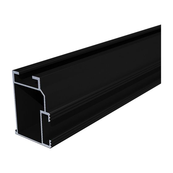 Viessmann VS plus Montageschiene 50x37x4400mm, Schwarz