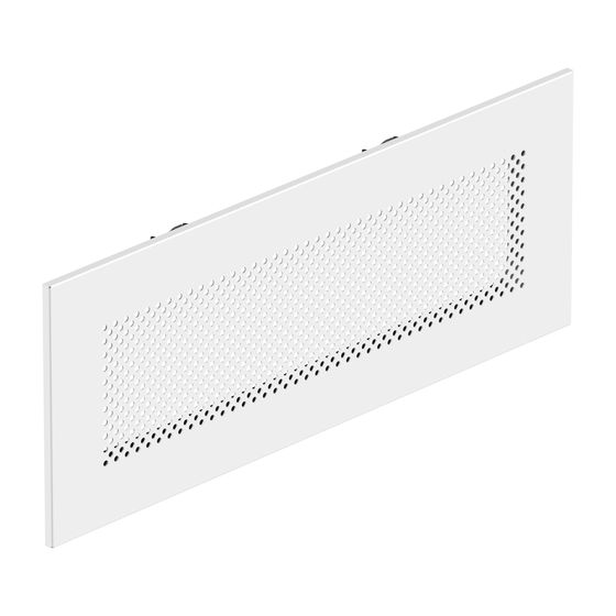 Viessmann Wandgitter rechteckig Loch W