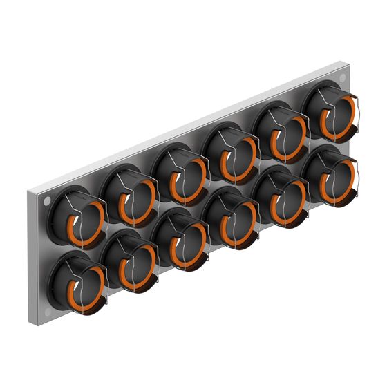 Viessmann Anschlussplatte 12-fach R 75