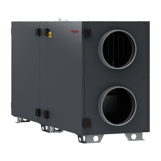 Viessmann Vitoair Zentrale Wohnungslüftung CS PRO 1500 S-L, 230V, Wärmerückgewinnung