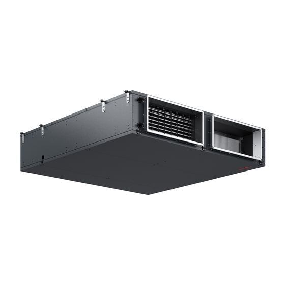 Viessmann Vitoair Zentrale Wohnungslüftung FS Pro flach 1500m3/h links, hydraulisches Vorheizreg., 230V, Wärmerückgewinnung