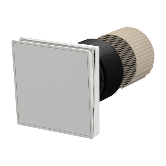 Viessmann Vitovent 100-D Dezentrale Wohnungslüftung Typ H40E B55 Links, Luftvolumenstrom bis 55m3/h