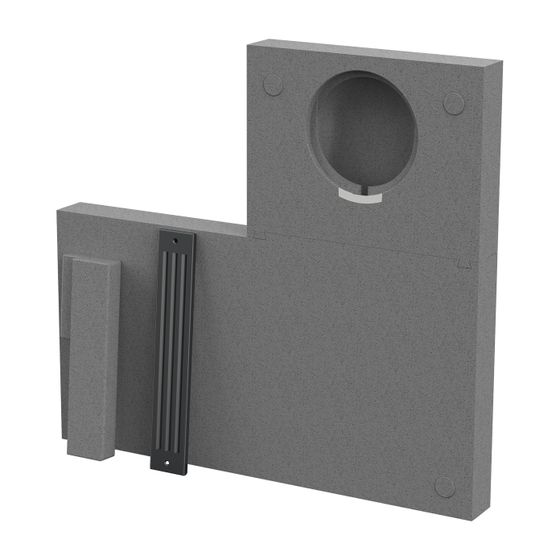 Viessmann Montagematerial elemente für Fensterlaibung, Anthrazit