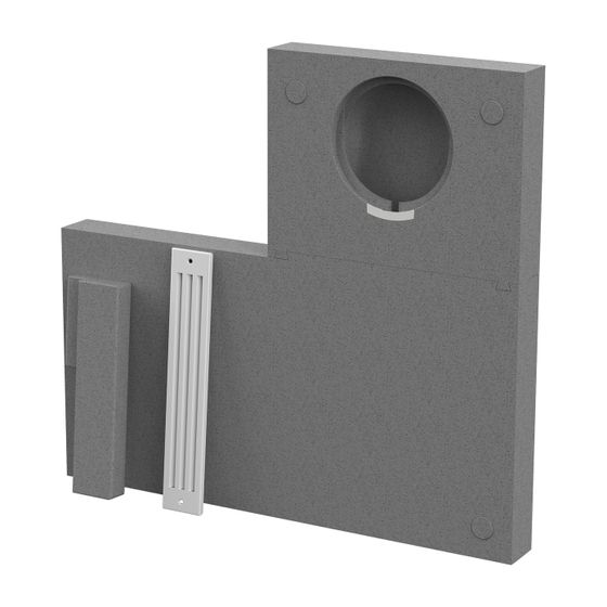 Viessmann Montagematerial elemente für Fensterlaibung, Weiß