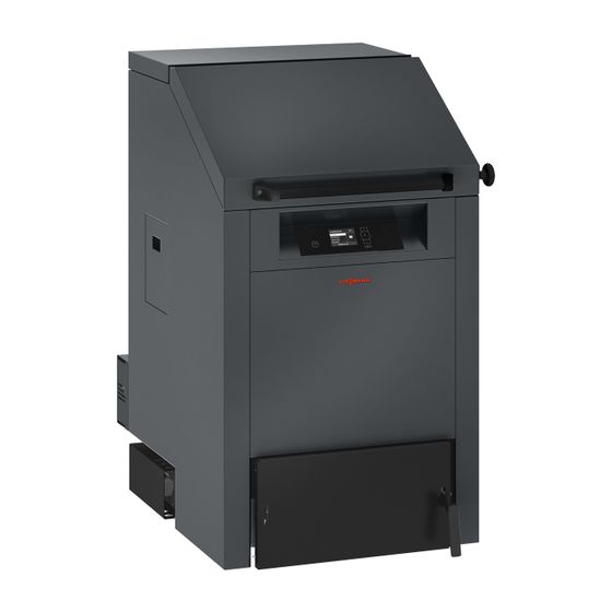 Viessmann Vitoligno 300-S Holzvergaserkessel, Maximale Wärmeleistung 33kW ohne Partikelfilter, Vitographite