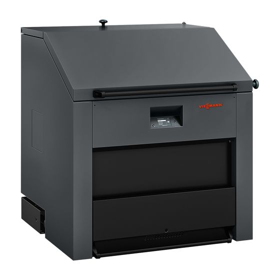 Viessmann Vitoligno 250-S Scheitholzkessel Typ 61, Maximale Wärmeleistung 85kW, Vitographite