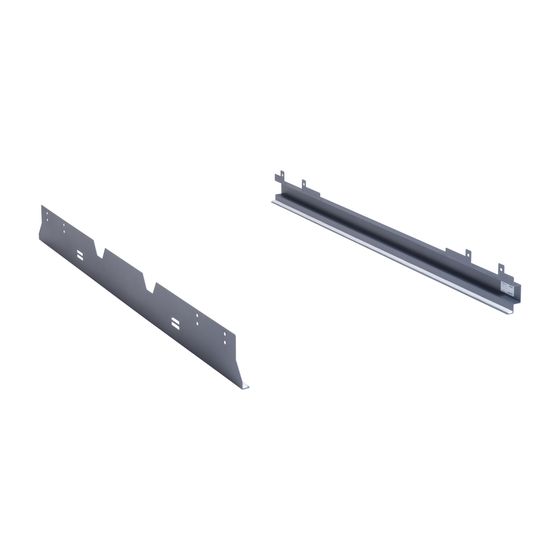 Viessmann Service-Schiene FS2000 L-Profil 2028x60x182mm für Geräteabdeckung