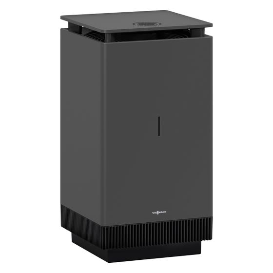 Viessmann Luftreiniger Vitopure 450, 250m3/h, 230V, 128W, 312x312x600mm, Lavaschwarz, ZK08012