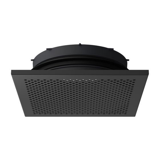 Viessmann Abluftdesigngitter quadratisch, Schwarz