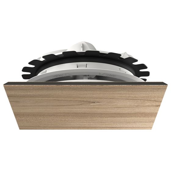 Viessmann Zu- und Abluftventil quadratisch, max. Volumenstrom 60 m3/h, Eiche, HPL mit Holz-Furnier