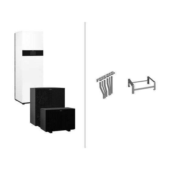 Viessmann Paket Vitocal 252-A AWOT-E-AC 251.A19 L/W-WP Monoblock 8,6kW A7W35 R290, Montagehilfe, Anschl. rechts