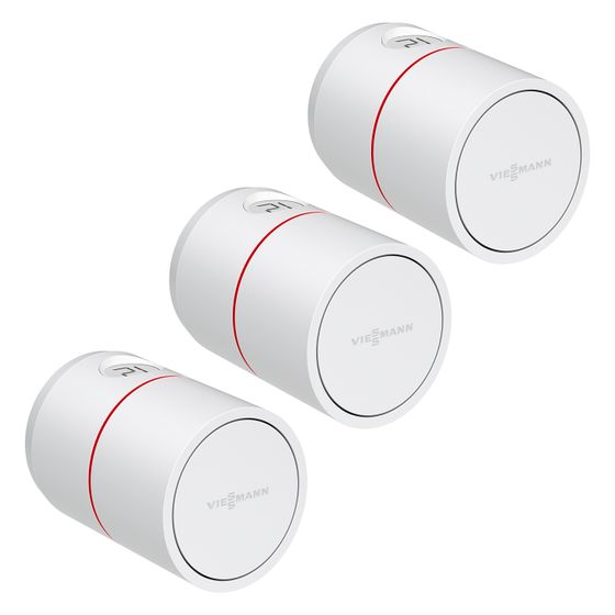 Viessmann 3x ViCare Smarter Heizkörper-Thermostat Starter-Paket Erweiterung Radiator Eco, ZK05985