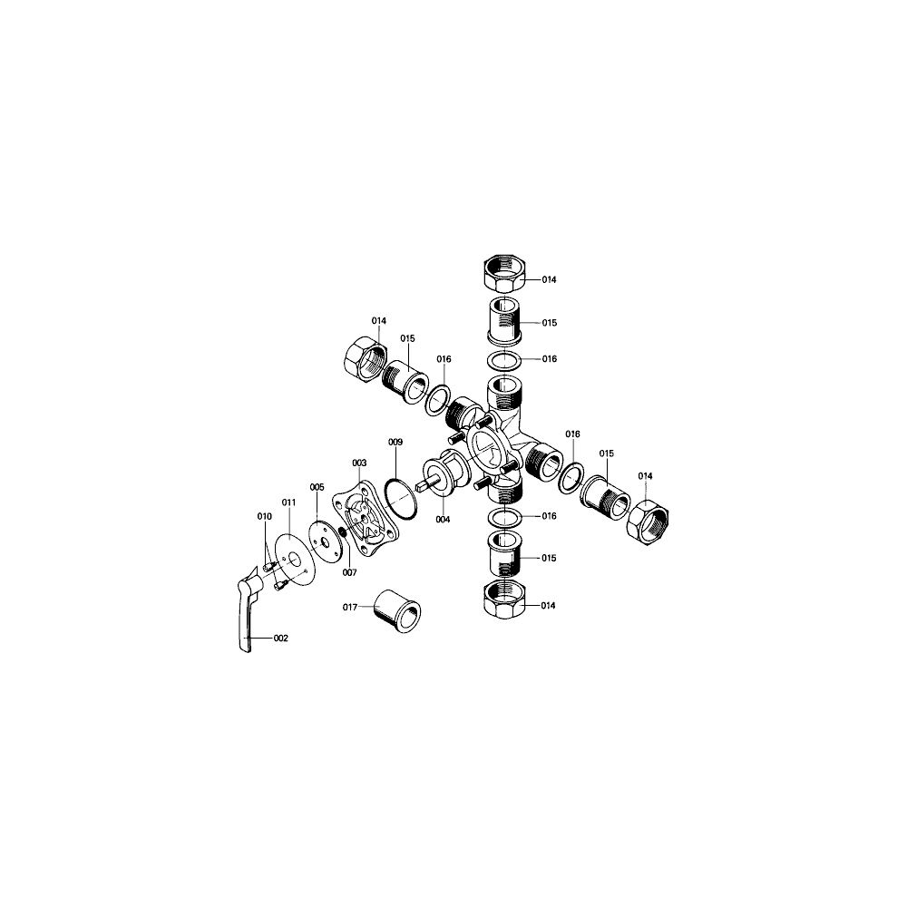 Viessmann Spezial Heizungsmischer 4 R 1/2"... VIESSMANN-7338216 4067764372343 (Abb. 7)