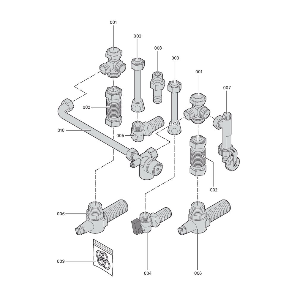 Viessmann Adapter Gas-Kombi Unterputz Pendola-Vitopend... VIESSMANN-7198428  (Abb. 1)