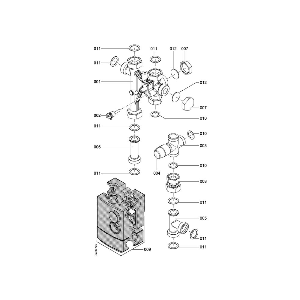 Viessmann Verteiler Solar Heizungsunterstützung... VIESSMANN-7441163 4054465013385 (Abb. 7)