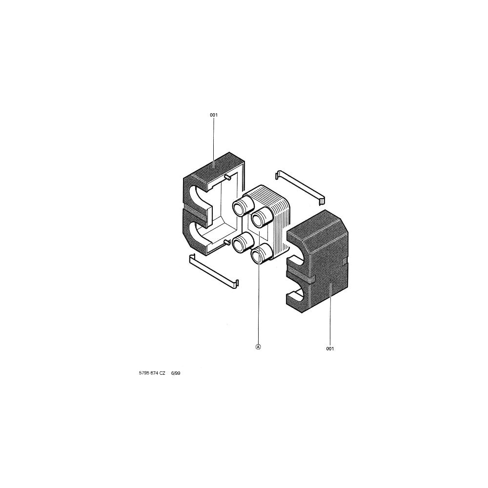 Viessmann Vitotrans 100 Plattenwärmetauscher Größe 14, Typ PWT, 30bar, 200 Grad C... VIESSMANN-3003491 4054465027375 (Abb. 5)