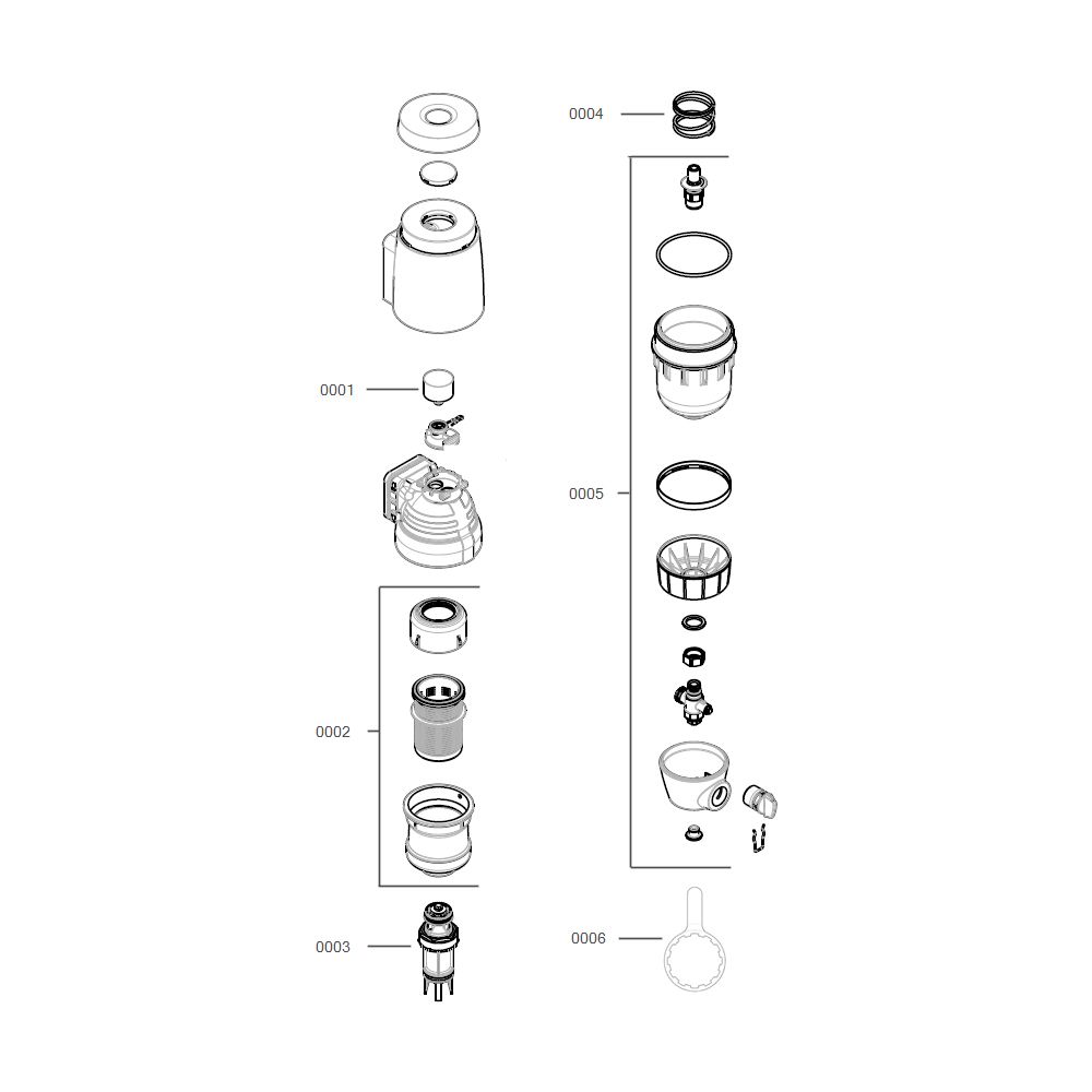 Viessmann Hauswasserfilter DN 20 DM... VIESSMANN-7315966 4054465968586 (Abb. 1)