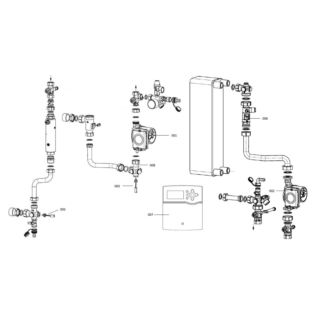 Viessmann Solare Übertragungsstation Maxi HZ DN 25, 100m2... VIESSMANN-7539804  (Abb. 1)