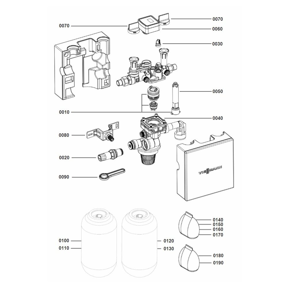 Viessmann Füllstation medium Vitoset HWE 2,5l mit Kartusche für Heizungsanlagen... VIESSMANN-7272213 4067764478311 (Abb. 1)