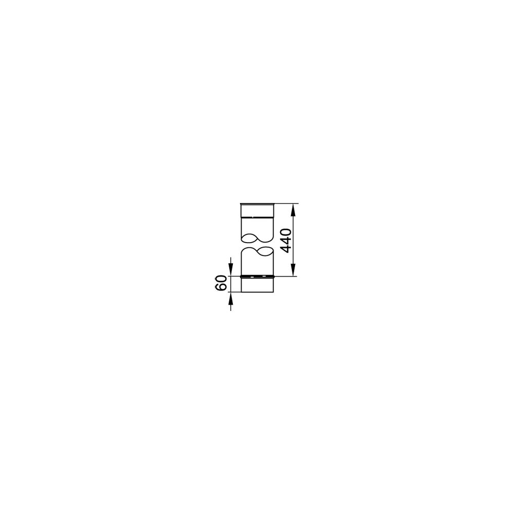 Viessmann Längenelement 500 einwandig, Systemgröße 130mm... VIESSMANN-9564693  (Abb. 2)