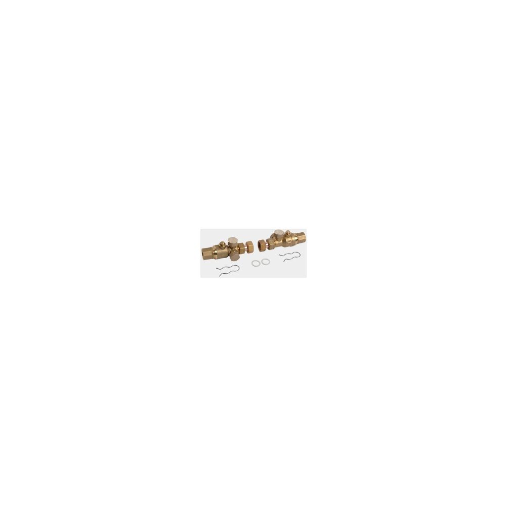 Viessmann Heizwasserarmatur Aufputzmontage 3/4", 2 Stück, 7820125... VIESSMANN-7820125  (Abb. 1)