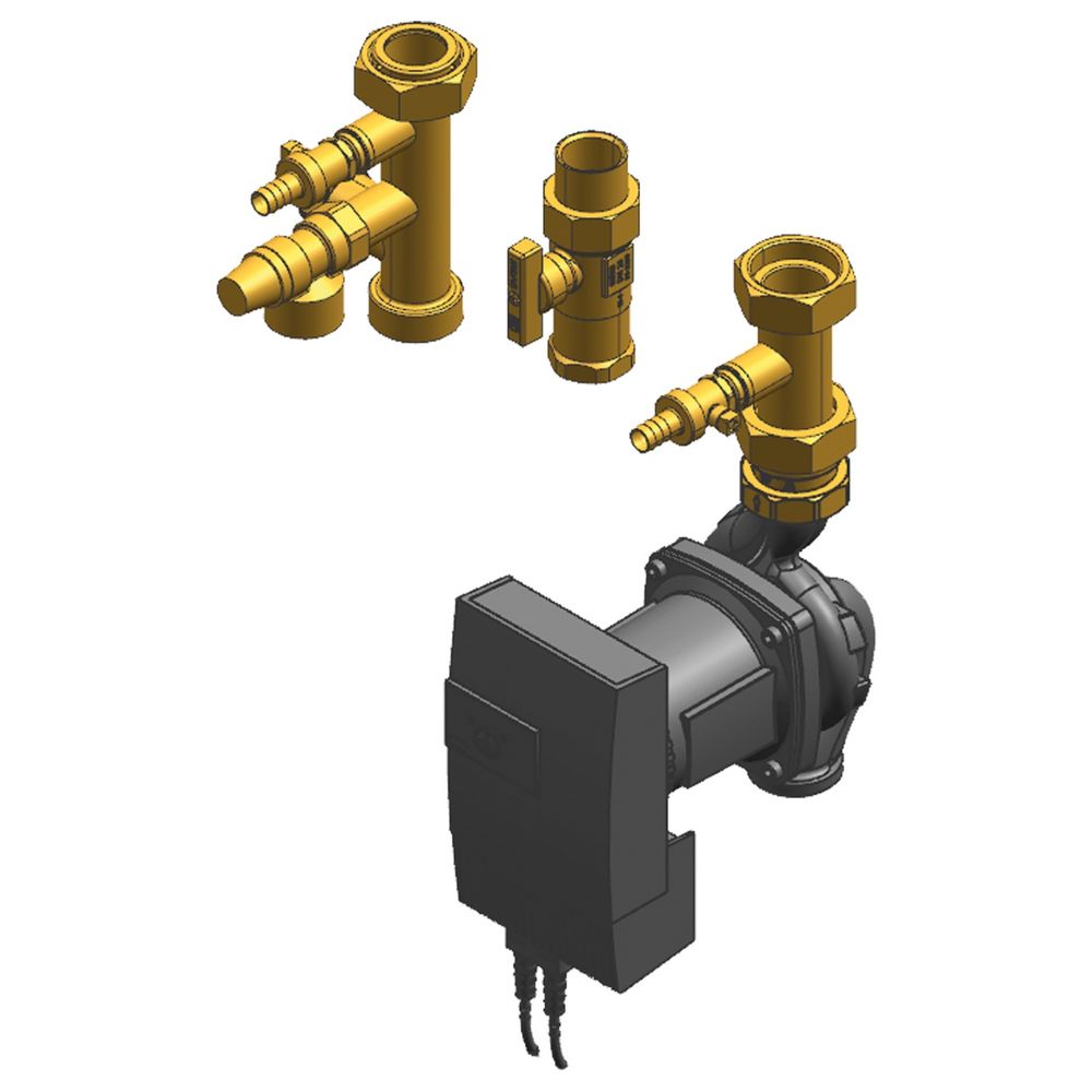 Viessmann Anschluss-Set 80/100kW, mit Hocheffizienzpumpe und Sicherheitsventil... VIESSMANN-7501320 4054465257086 (Abb. 1)