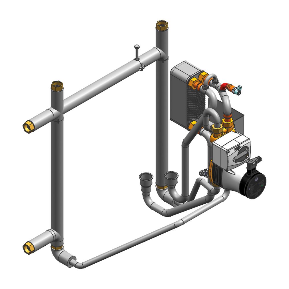 Viessmann Einbau-Kit mit Mischer... VIESSMANN-ZK02958  (Abb. 1)