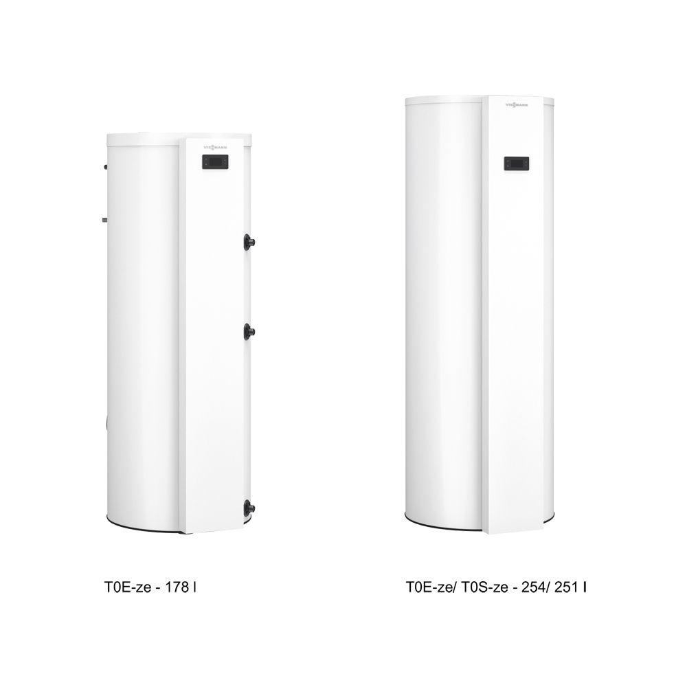 Viessmann Vitocal 060-A Speicher-Wassererwärmer mit Wärmepumpe, Typ T0E-ze, Umluft, 180l, R1234ze... VIESSMANN-Z021984  (Abb. 1)