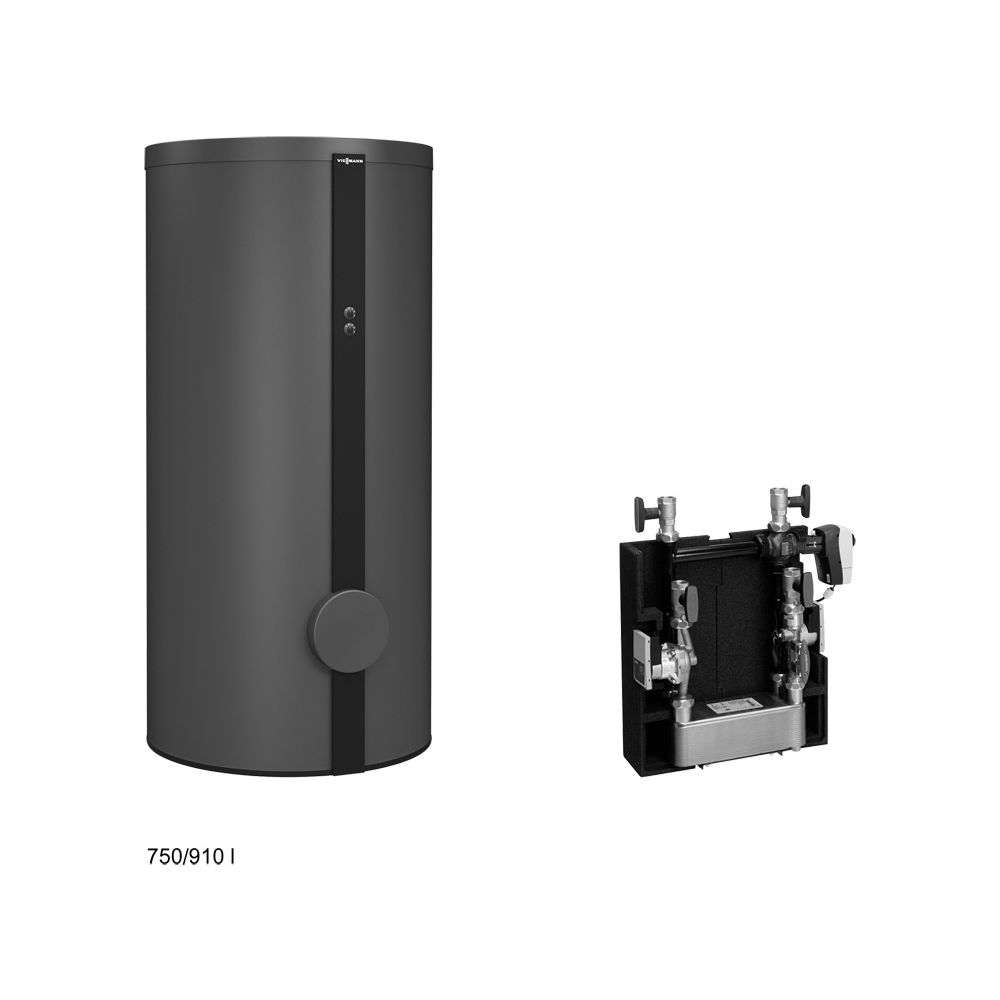 Viessmann Vitocell 100-L CVLA Speicher für Trinkwassererwärmungsanlagen 750l S1, Vitographite... VIESSMANN-Z029521  (Abb. 1)