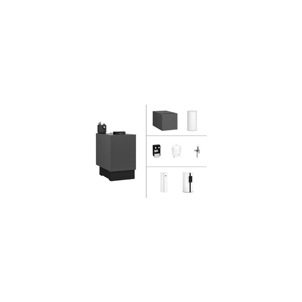 Viessmann Paket Vitoladens 300-C Öl-Brennwertkessel 19kW mit Edelstahlwärmetauscher, inkl. Divico... VIESSMANN-Z022412  (Abb. 1)