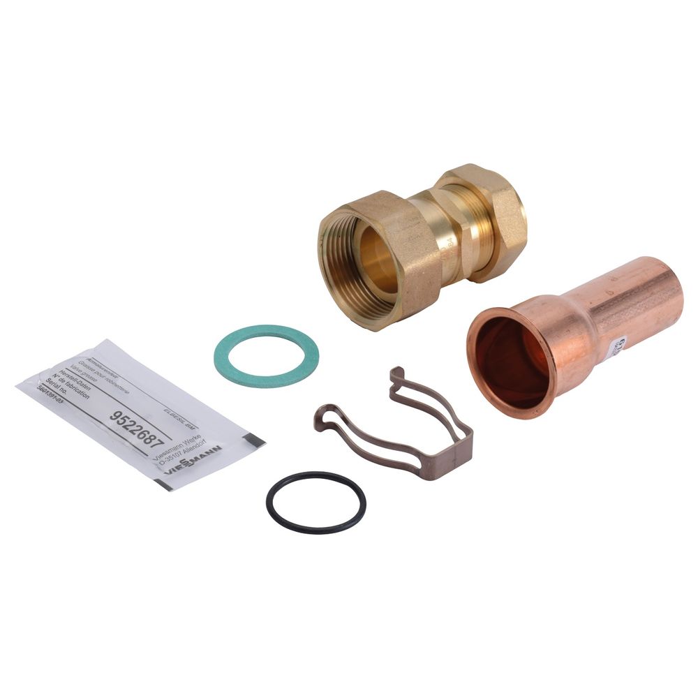 Viessmann Rohrhülse Luft-Wasser-Wärmepumpe Monoblock Klemmringverschraubung D28 Tulpe... VIESSMANN-7874424  (Abb. 1)