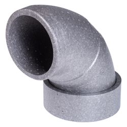 Viessmann EPP-Bogen 90 Grad DN 125, kürzbar, wärmedämmend, 7501767... VIESSMANN-7501767 4054465036315 (Abb. 1)
