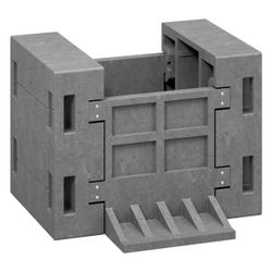 Viessmann Fertigfundament ODU, Kunststoff, 3203016... VIESSMANN-3203016 4067764571630 (Abb. 1)
