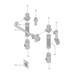 Viessmann Adapter Gas-Kombi Aufputz Pendola-Vitopend... VIESSMANN-7198427  (Abb. 1)