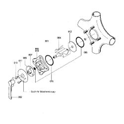 Viessmann Heizungsmischer 4 Anschluss DN 20 einschweißbar... VIESSMANN-7237115 4067764370295 (Abb. 1)