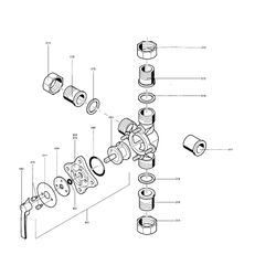 Viessmann Spezial Heizungsmischer 3 R 1/2"... VIESSMANN-7338213 4067764372329 (Abb. 1)