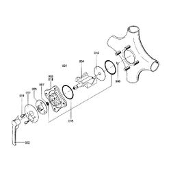 Viessmann Heizungsmischer 4 Anschluss DN 20 einschweißbar... VIESSMANN-7237115 4067764370295 (Abb. 1)