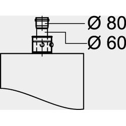 Viessmann Erweiterung exzentrisch DN 80/110mm... VIESSMANN-7373248 4054465031648 (Abb. 1)