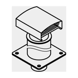 Viessmann Fortluft-Dachdurchführung DN 160... VIESSMANN-9562054 4067764438100 (Abb. 1)