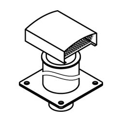 Viessmann Fortluft-Dachdurchführung DN 160... VIESSMANN-9562054 4067764438100 (Abb. 1)