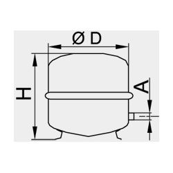 Viessmann Vitoset Membran-Ausdehnungsgefäß N300 300l, vitosilber, Reflex... VIESSMANN-9572909 4067764438513 (Abb. 1)
