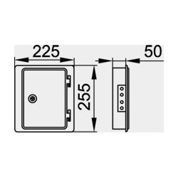 Viessmann Edelstahl-Kamintür 210x140mm, Systemgröße 80-100mm einwandig... VIESSMANN-9564665  (Abb. 1)