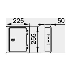 Viessmann Edelstahl-Kamintür 210x140mm, Systemgröße 80-100mm einwandig... VIESSMANN-9564665  (Abb. 1)