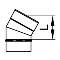 Viessmann Winkel 30 Grad einwandig Systemgröße 130mm... VIESSMANN-9564833  (Abb. 1)