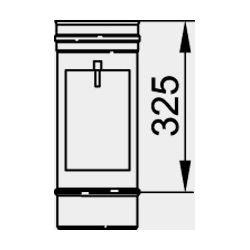 Viessmann Reinigungselement 210x140mm, einwandig, Unterdruck, Systemgröße 130mm... VIESSMANN-9564663  (Abb. 1)