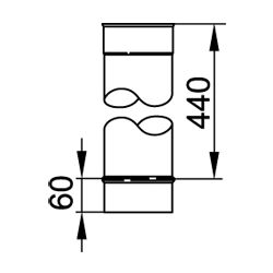 Viessmann Längenelement 500 einwandig, Systemgröße 130mm... VIESSMANN-9564693  (Abb. 1)