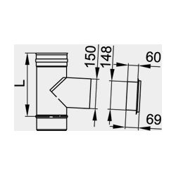 Viessmann Zugregler rund mit Anschluss-Stück einwandig, Systemgröße 113mm... VIESSMANN-9564677  (Abb. 1)