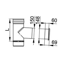 Viessmann Zugregler rund mit Anschluss-Stück einwandig, Systemgröße 113mm... VIESSMANN-9564677  (Abb. 1)